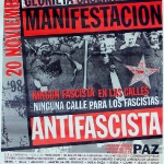 Manifestación antifascista