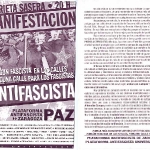 Manifestación antifascista