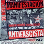 Manifestación antifascista