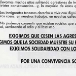 Por una convivencia solidaria