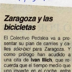 Zaragoza y las bicicletas