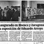 Despliegan pancarta en el Palacio de Sástago