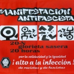 manifestación antifascista