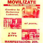 Contra la reforma laboral