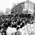 Manifestación en Cesaraugusto