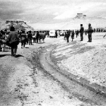 Marcha contra el poligono de tiro de Las Bardenas