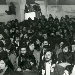 Asamblea en los bajos del Mercado Central