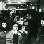 Asamblea en los bajos del Mercado Central